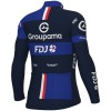 Heren Fietskleding Ale Groupama FDJ 2025 shirt met lange mouwen