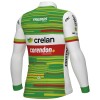 Heren Fietskleding Ale Crelan Corendon 2025 shirt met lange mouwen