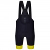 Heren Fietskleding Santini Yellow Tour de France 2025 Bib Tights