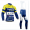 2014 FANTINI Fietskleding Fietsshirt Lange Mouwen+lange fietsbroeken Bib Blauw geel Wit 1416
