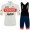 Team Trek Segafredo White Fietskleding Fietsshirt Korte Mouw+Korte Fietsbroeken Bib 202243