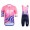 EF Education First Fietskleding Wielershirt Korte Mouw+Korte Fietsbroeken Bib 2020 NTNUU NTNUU