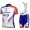 2020 GROUPAMA-FDJ Fietskleding Wielershirt Korte Mouw+Korte Fietsbroeken Bib Wit Blauw Rood M6QDE M6QDE