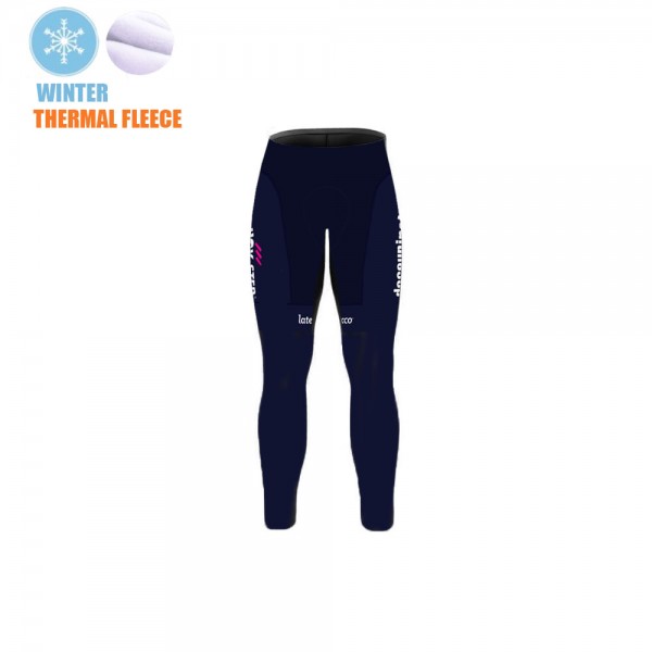 2021 Winter Fleece Deceuninck quick step Pro Team Lange Fietsbroek Bib 1015