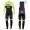 2017 Trek Pro Race Jaune Winter Set Wielerkleding Wielershirt lange mouw+Lange fietsbroeken Bib 2598