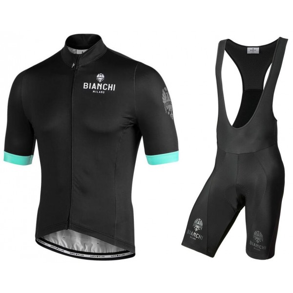 BIANCHI MILANO New Laces Fietskleding Set Fietsshirt Korte Mouw+Korte fietsbroeken Bib 190224070